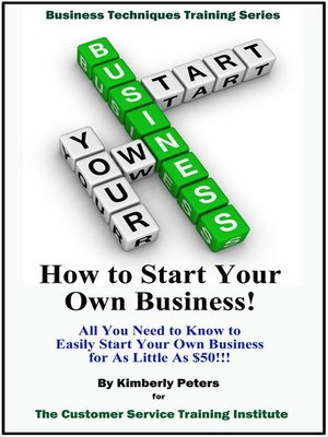 cover image of How to Start Your Own Business!